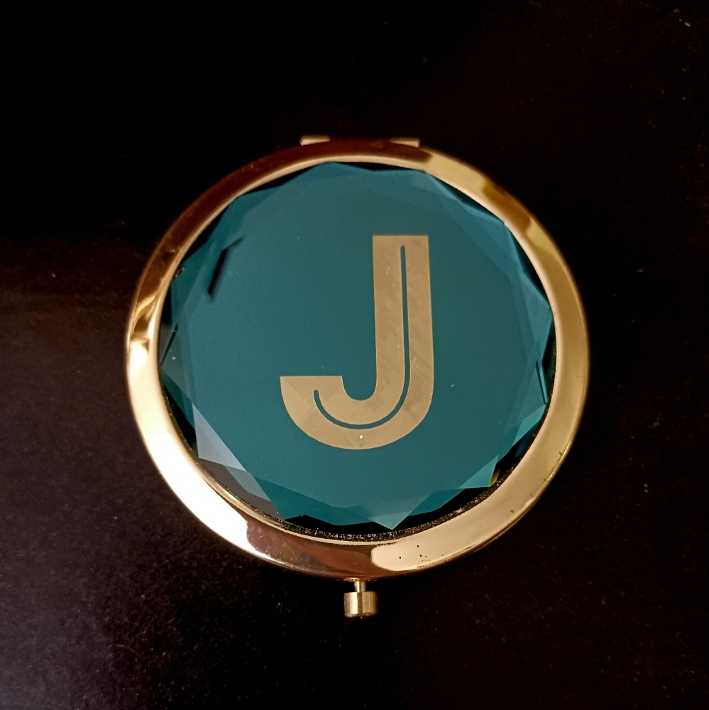 Monogram Compact Mirror With Magnification - Picture 2 of 5